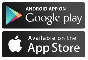 Android & App Store logos